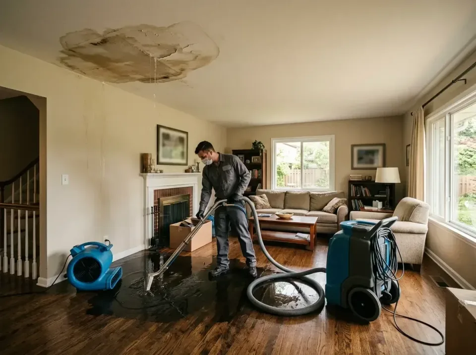 attic-pipe-burst-ceiling-drip-008 — frequently asked questions, Water Damage Restoration & Carpet Care in Shelby, MI